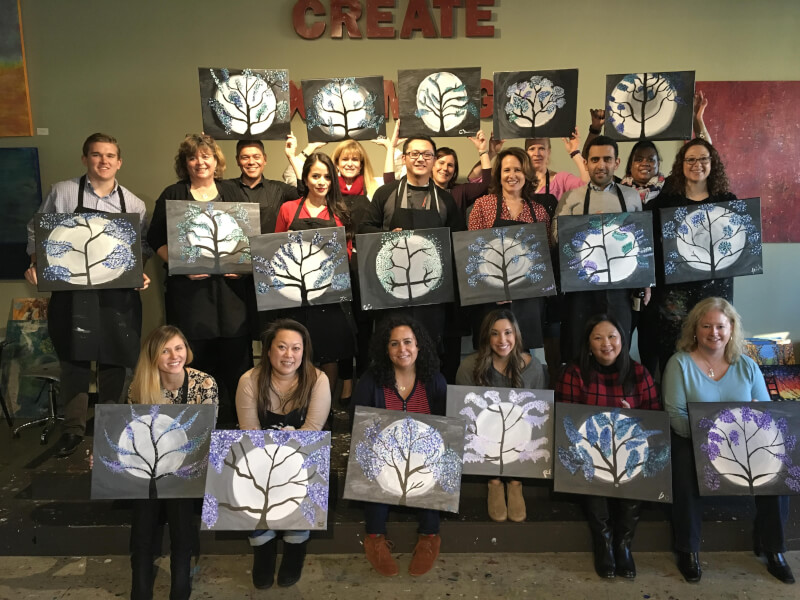 Make Painting and Drinking Your Next Night Out ClassBento